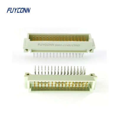 3개의 줄 DIN41612 연결관 90도 PCB 3*16P 48Pin 남성 Eurocard 연결관