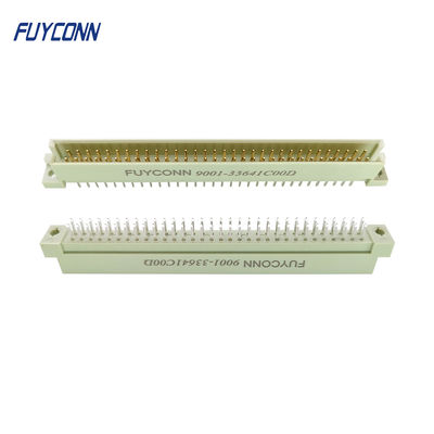 264 DIN41612 연결기 남자 곧은 PCB 2*32P 64 핀 유로 카드 41612 연결기