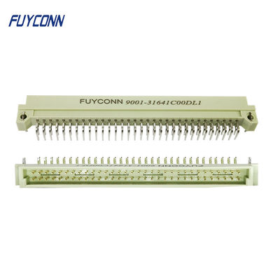 2 열 2x32P 64PIN DIN 41612 커넥터 직각 PCB 플러그 Eurocard 수 커넥터