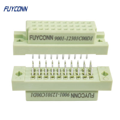 PCB 수직 DIN41612 여성 3 줄 30P 유럽 소켓 커넥터