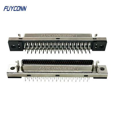 68 핀 SCSI 커넥터 PCB 스트레이트 암 1.27mm 피치 MDR 커넥터