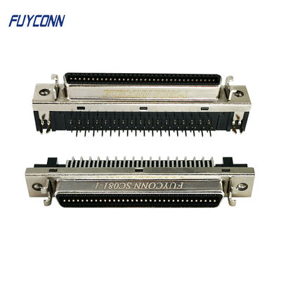 68Pin SCSI 커넥터 PCB 정각 암 1.27mm 커넥터 CN 유형 W/고정 걸이