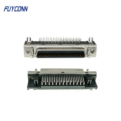 50P 암 SCSI 커넥터 PCB 직각 1.27mm MDR 커넥터
