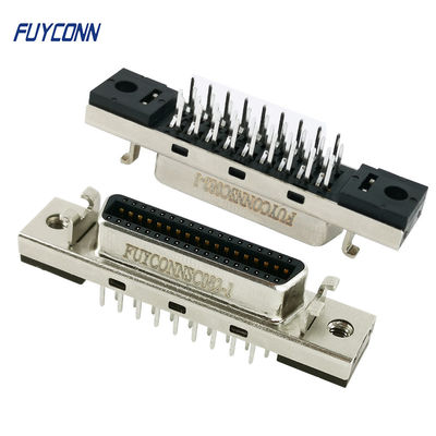 고정 장치가 있는 미니 D 리본 커넥터 MDR 스트레이트 PCB 36 핀 SCSI 커넥터