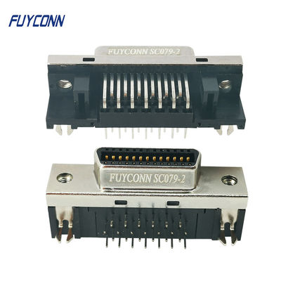 직각 PCB SCSI 커넥터 26핀 암 MDR 커넥터