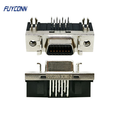 암 SCSI 커넥터 90도 R/A PCB 마운트 SCSI 14 핀 커넥터