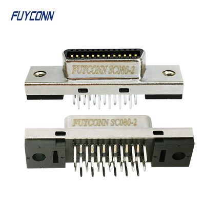 스카시 암 커넥터 PCB 널을 위한 수직 CN 유형 26 위치 MDR 연결관