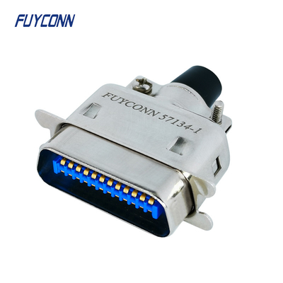 DDK 57-30240 연결관 금속 두건을 가진 남성 Centronics 24 핀 리본 연결관