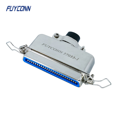 57-60500 금속 두건을 가진 연결관 DDK 50 Pin 여성 땜납 컵 Centronic 연결관