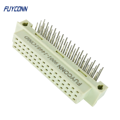 3 행 48P Eurocard DIN 41612 암 PCB 커넥터 직각 터미널