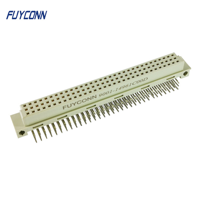 여성 Eurocard 커넥터 3 열 96Pin DIN 41612 직각 PCB 커넥터
