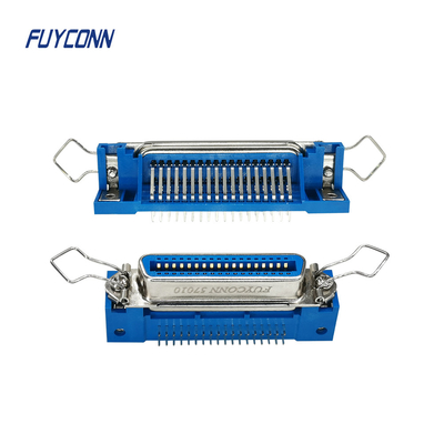 PCB 직각 Centronics 50 36 24 14 핀 암 DDK 커넥터