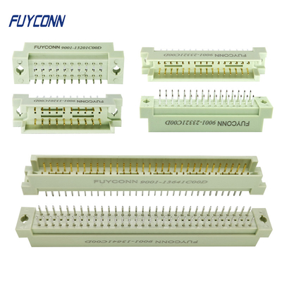 곧은 DIN 41612 연결기 말레 3 열 PCB 수직이 PCB 유럽 연결기
